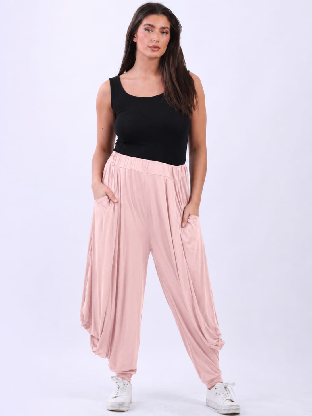 Oversized Jersey Harem Pant