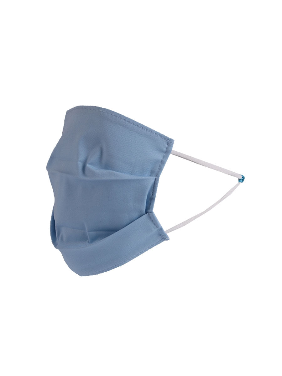 Plain Pleated Cotton Face Mask (PACK OF 5)
