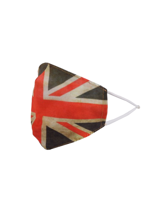 Italian Union Jack Unisex Cotton Face Mask (PACK OF 5)