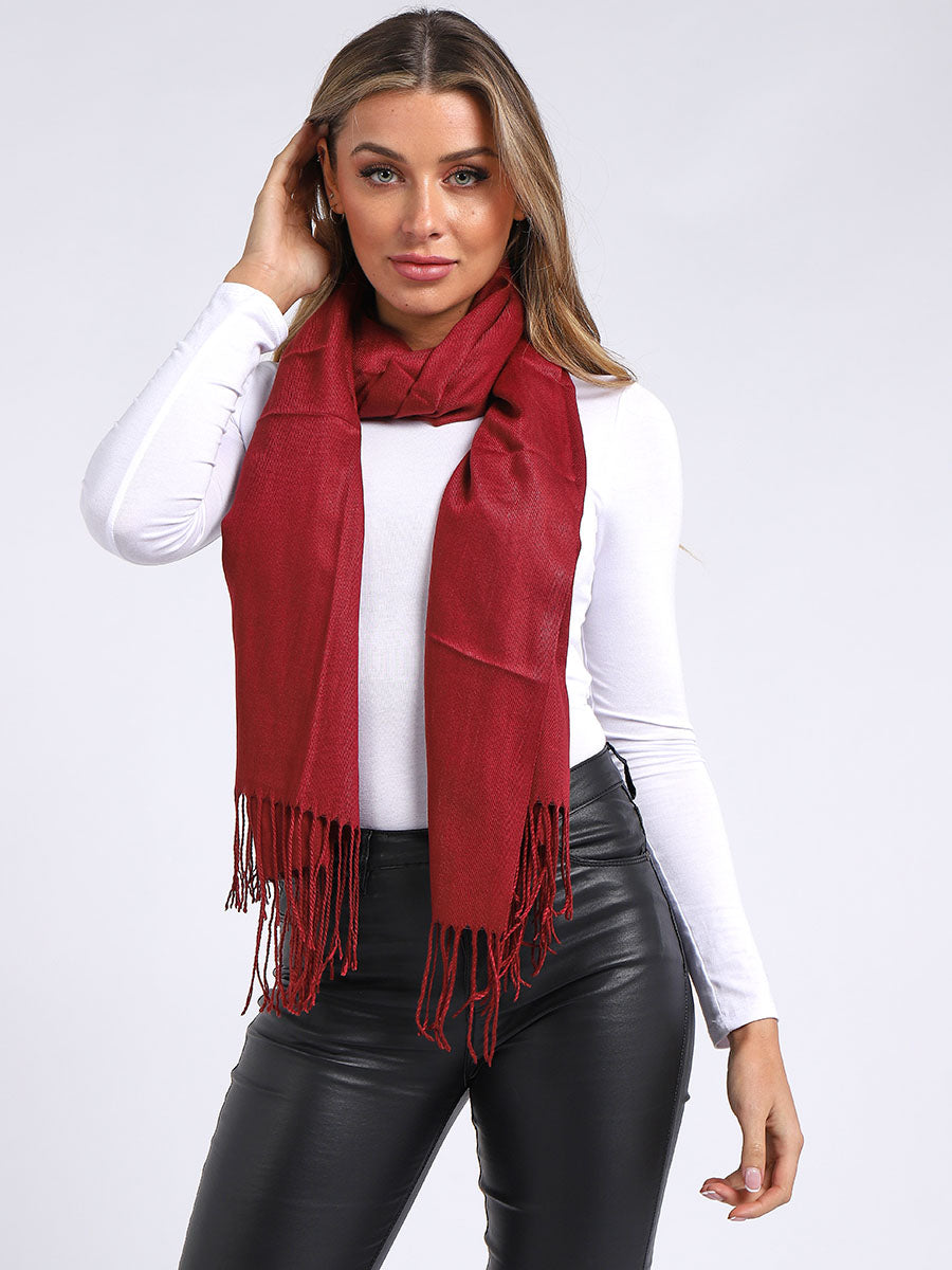 Ladies Plain Classy Woolen Scarf