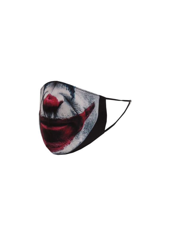 Joker Print Polyester-Cotton Face Mask (PACK OF 5)