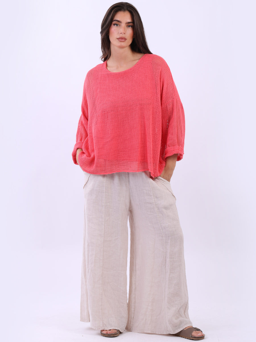 2 Layered Mesh Net Cotton Crop Top