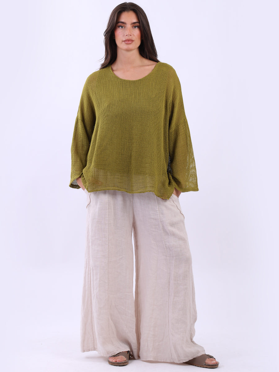 2 Layered Mesh Net Cotton Crop Top