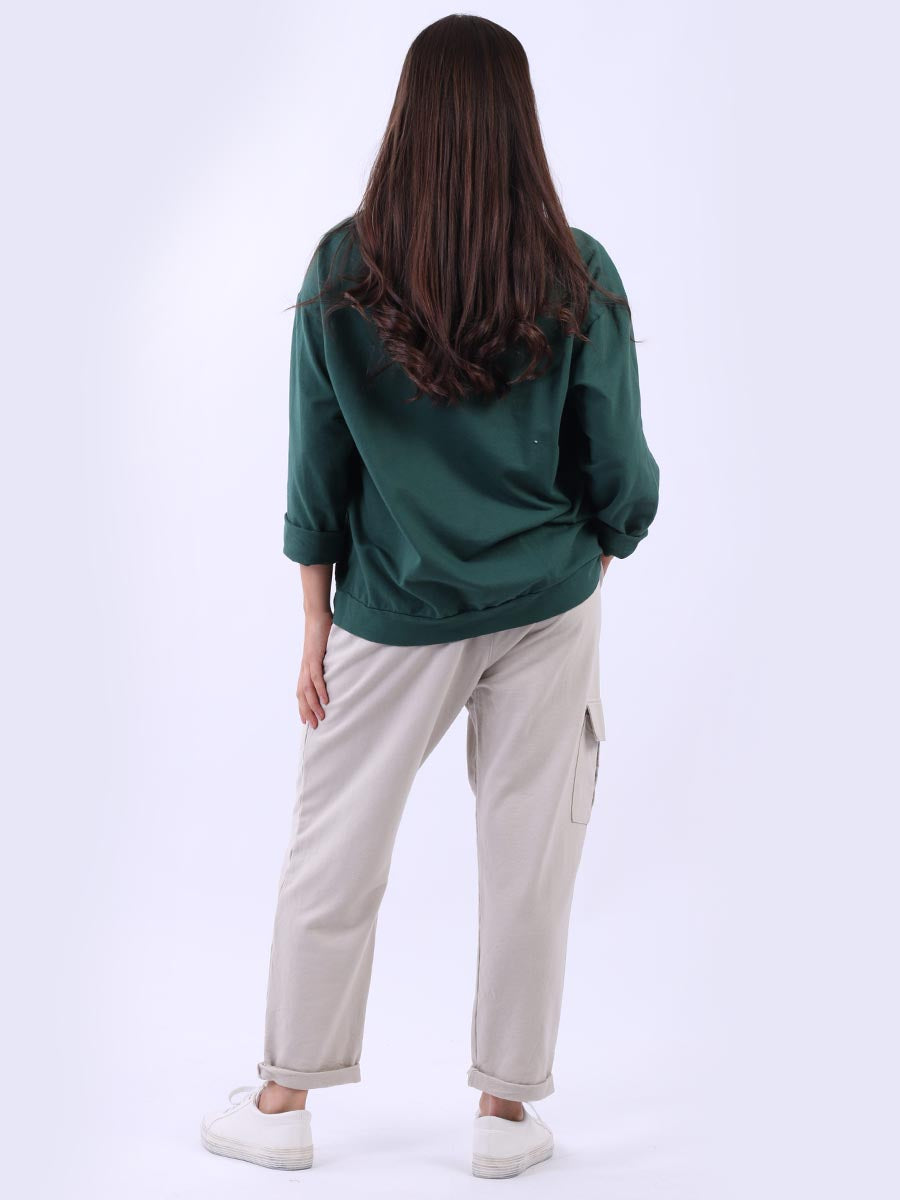 Solid Cotton Crop Box Top