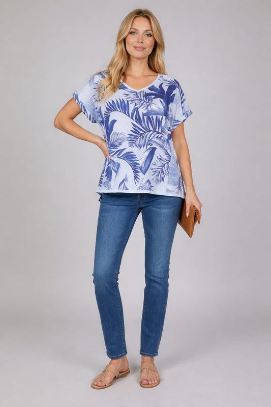 Women Linen Top White