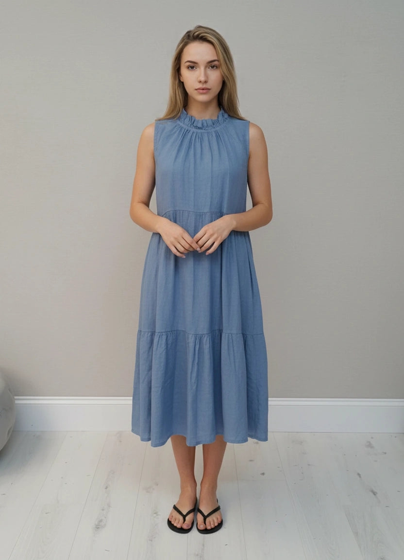 Tired Tank Dress Denim