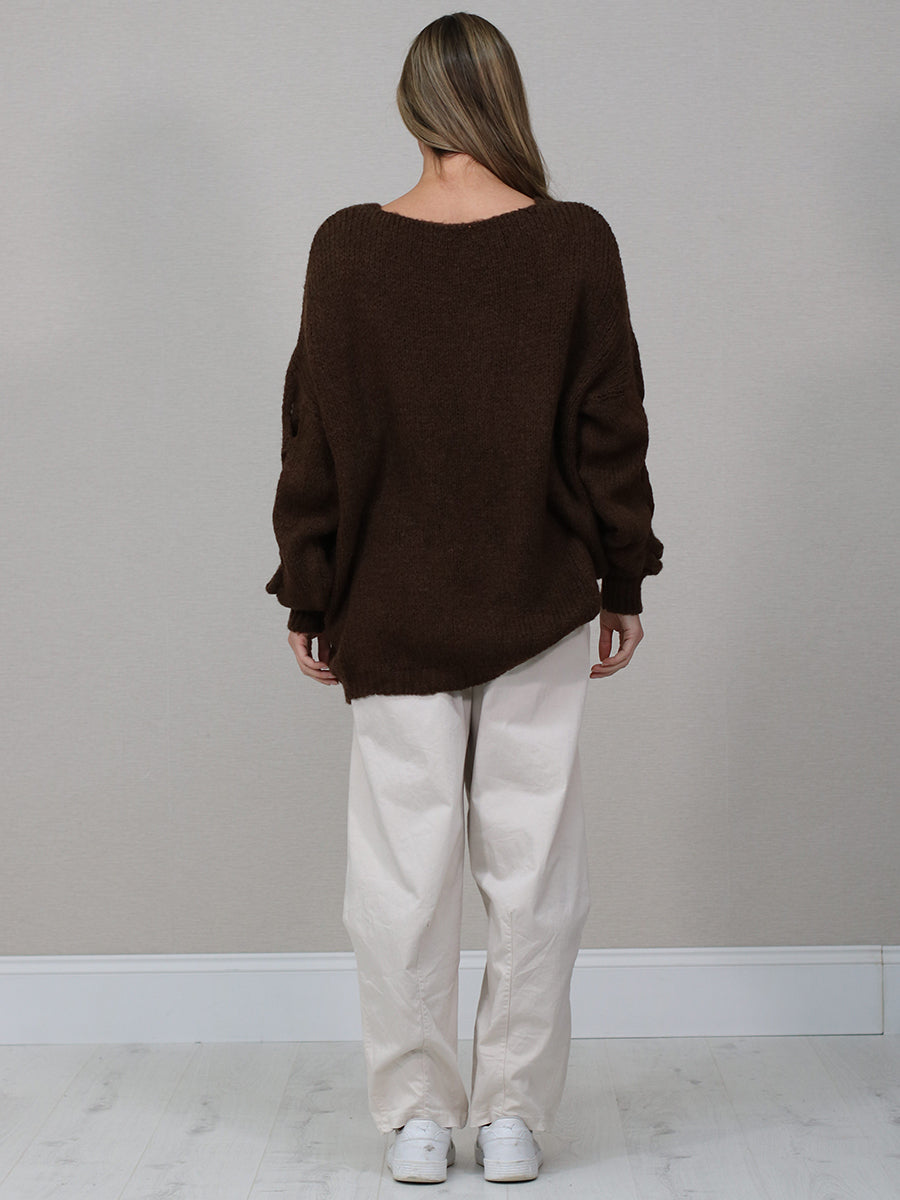 Wool Knitted Boxy Plus Size Jumper