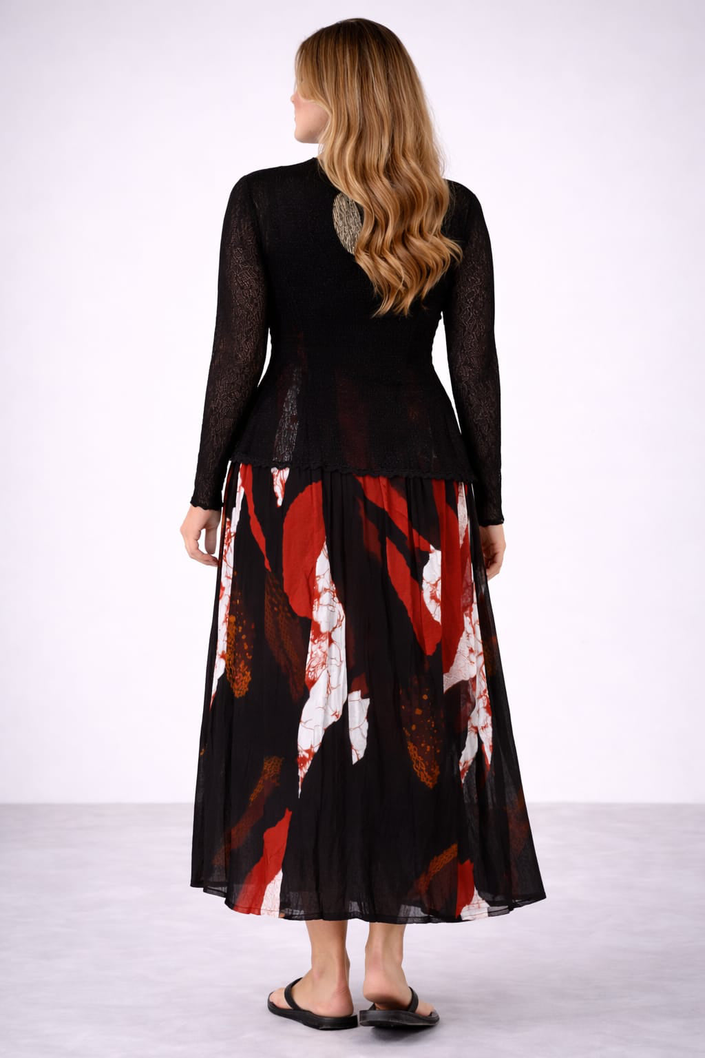 Open Front Mesh Net Shrug