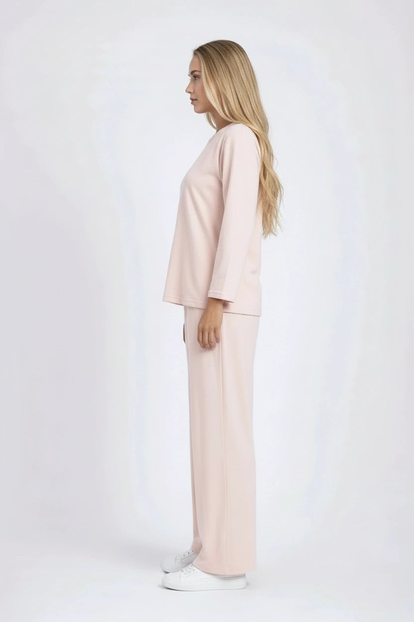 Women Solid  Lounge Wear CoOrd Set