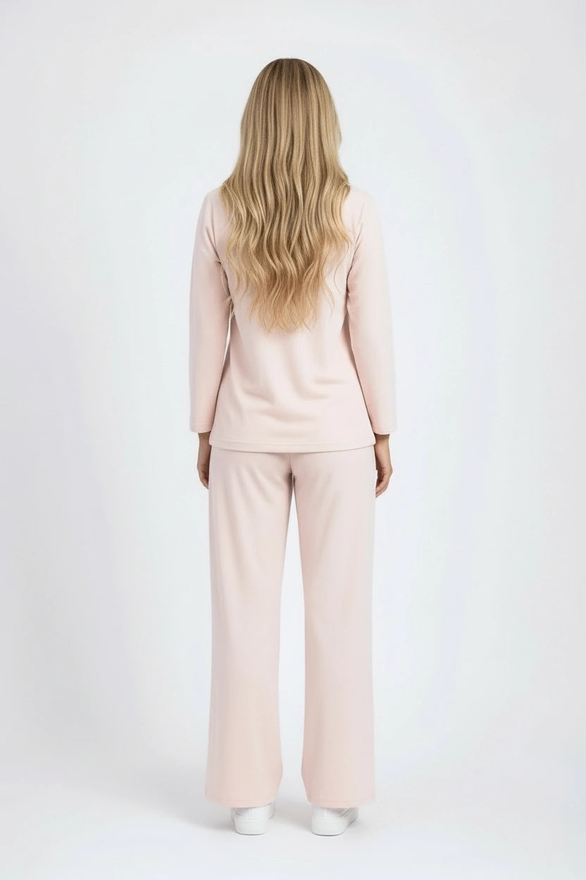 Women Solid  Lounge Wear CoOrd Set