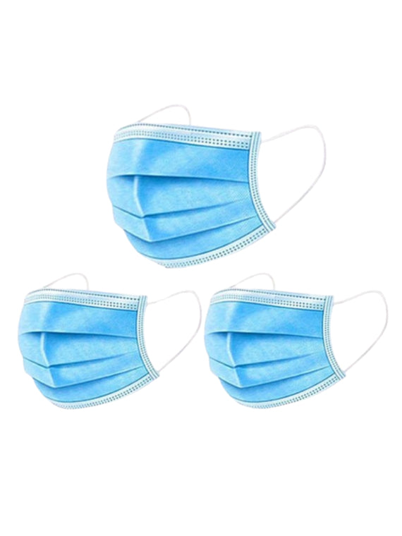 3 Ply ISO Certified Disposable Surgical Face Mask (PACK OF 50)
