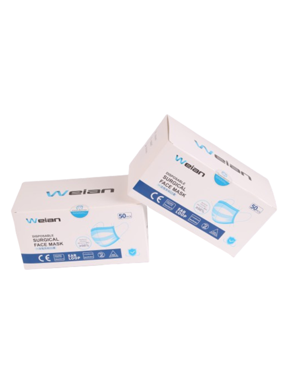 3 Ply ISO Certified Disposable Surgical Face Mask (PACK OF 50)