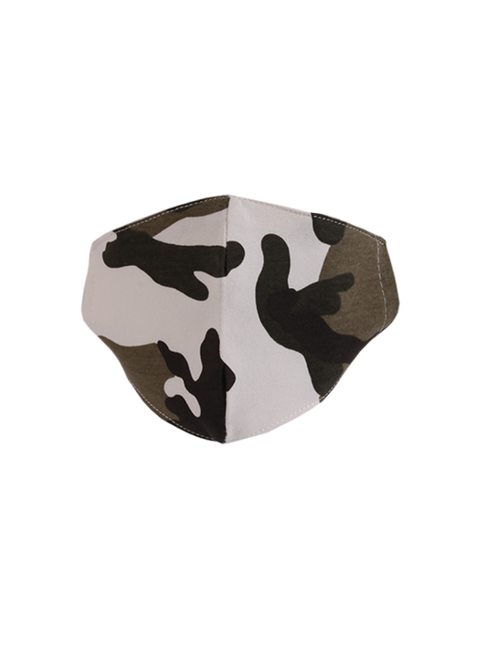 Camouflage Print Cotton Face Mask (PACK OF 5)