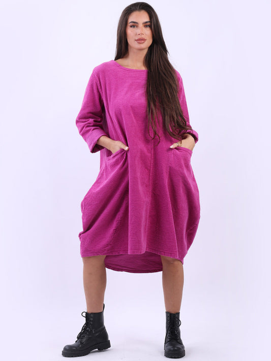 Cotton Corduroy Dress