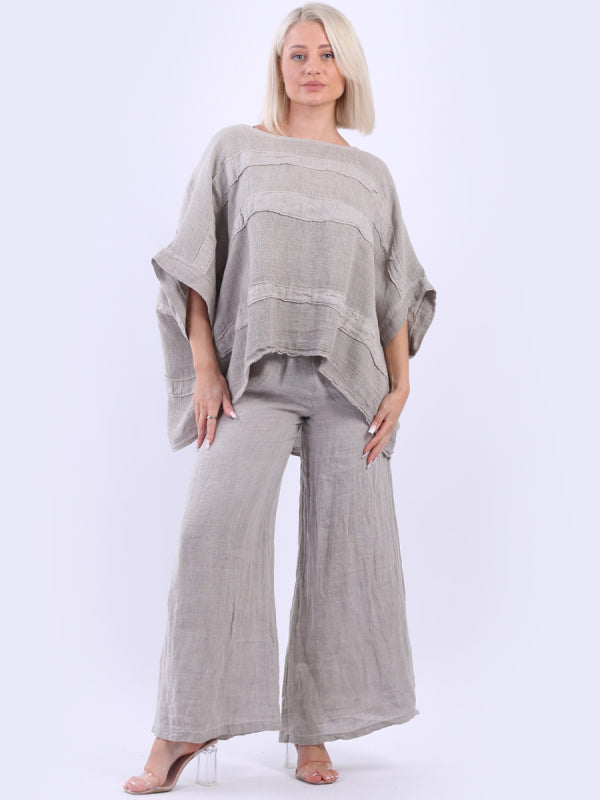 Plain Batwing Vintage Wash Patches Crop Top