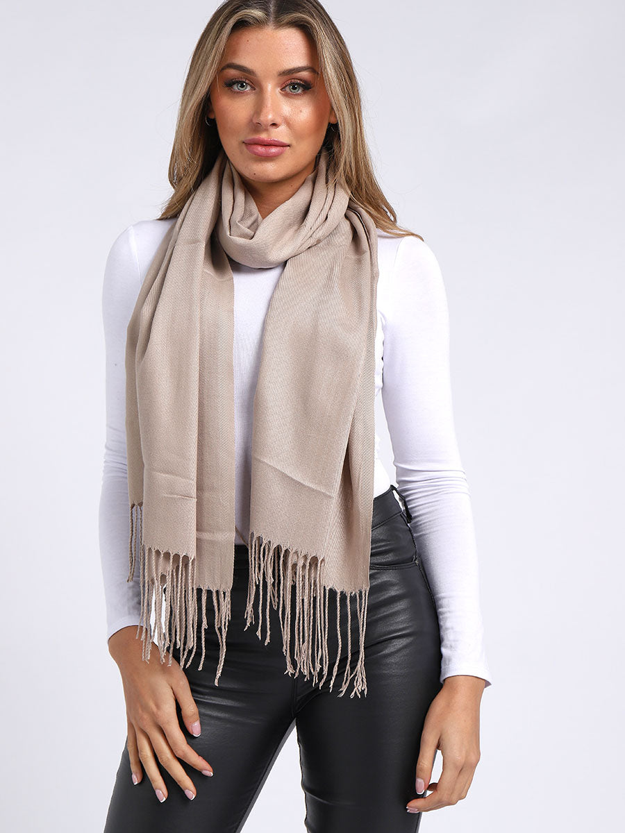 Ladies Plain Classy Woolen Scarf