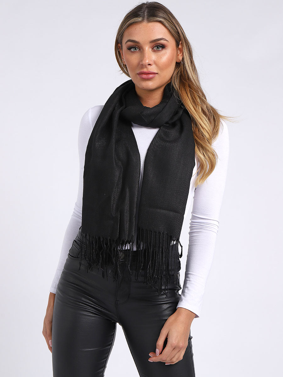 Ladies Plain Classy Woolen Scarf