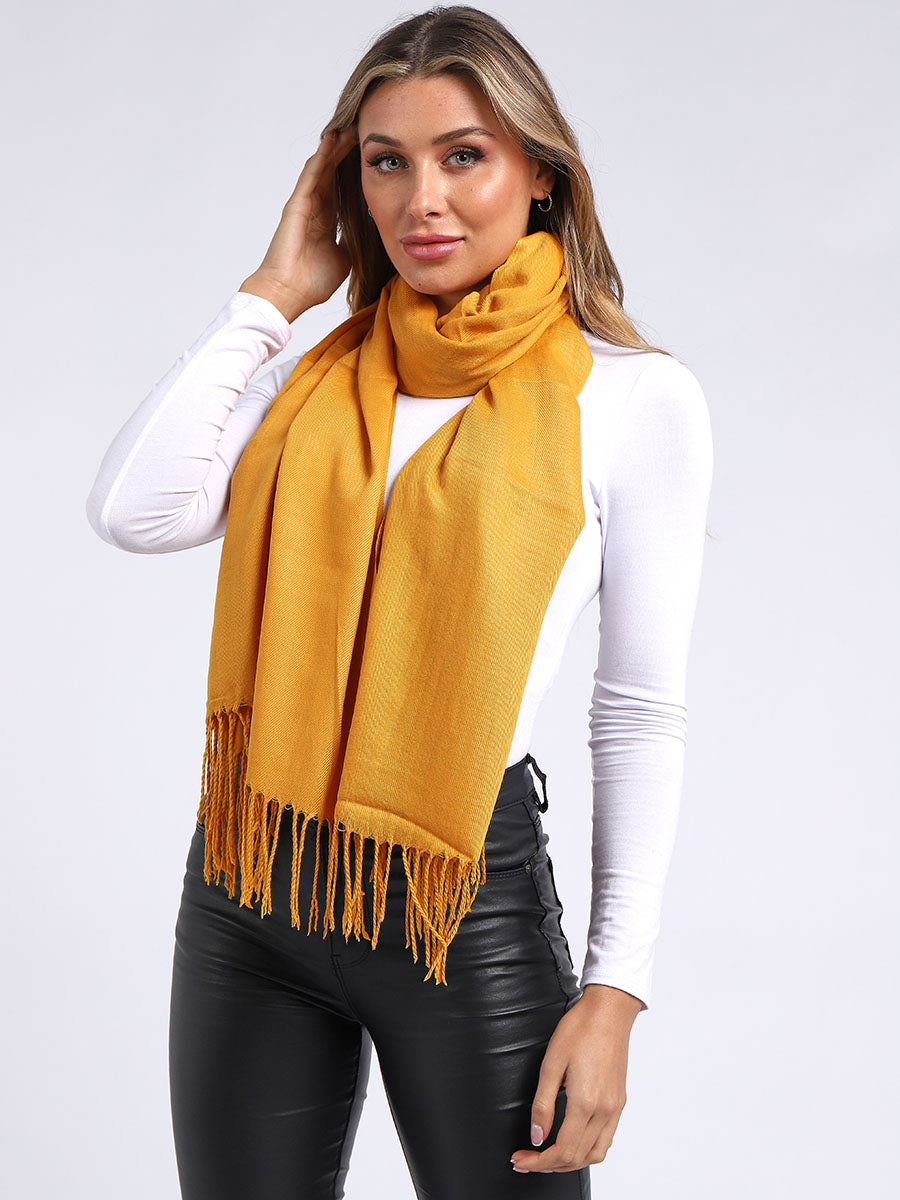 Ladies Plain Classy Woolen Scarf