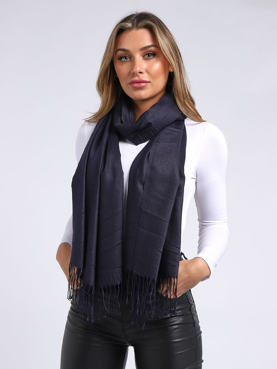 Ladies Plain Classy Woolen Scarf