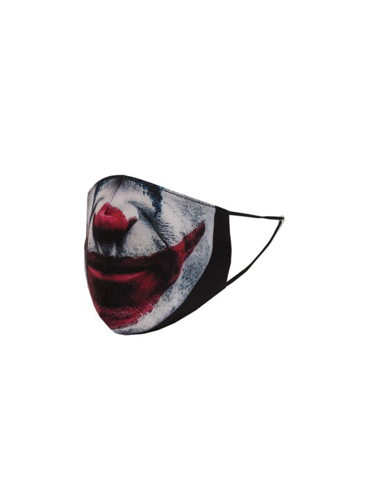 Joker Print Polyester-Cotton Face Mask (PACK OF 5)