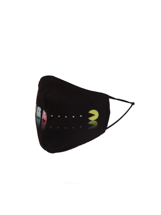 Made In Italy Pac-Man Game Print Reusable Cotton Face Mask (PACK OF 5)