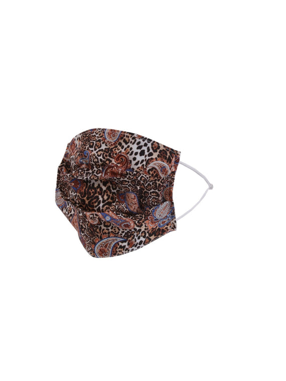 Italian Washable Cotton Paisley Print Face Mask (PACK OF 5)