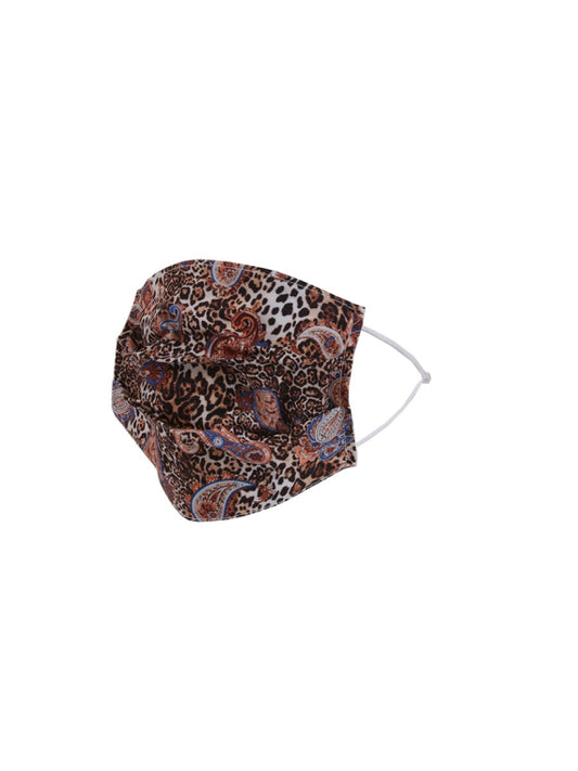 Italian Washable Cotton Paisley Print Face Mask (PACK OF 5)