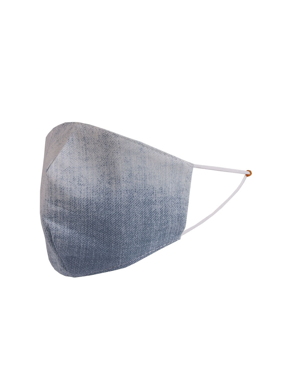 Plain Denim Cotton Face Mask (PACK OF 5)